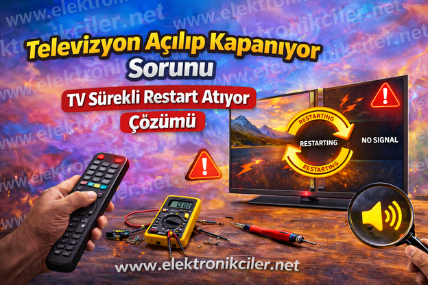 Televizyon Açılıp Kapanıyor Sorunu – TV Sürekli Restart Atıyor Çözümü