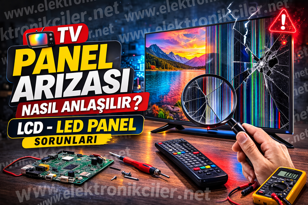 TV Panel Arızası Nasıl Anlaşılır – LCD LED Panel Sorunları ve Çözüm Yolları